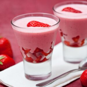 mousse-de-fresa